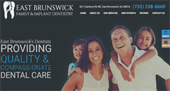 Desktop Screenshot of eastbrunswickdentist.com